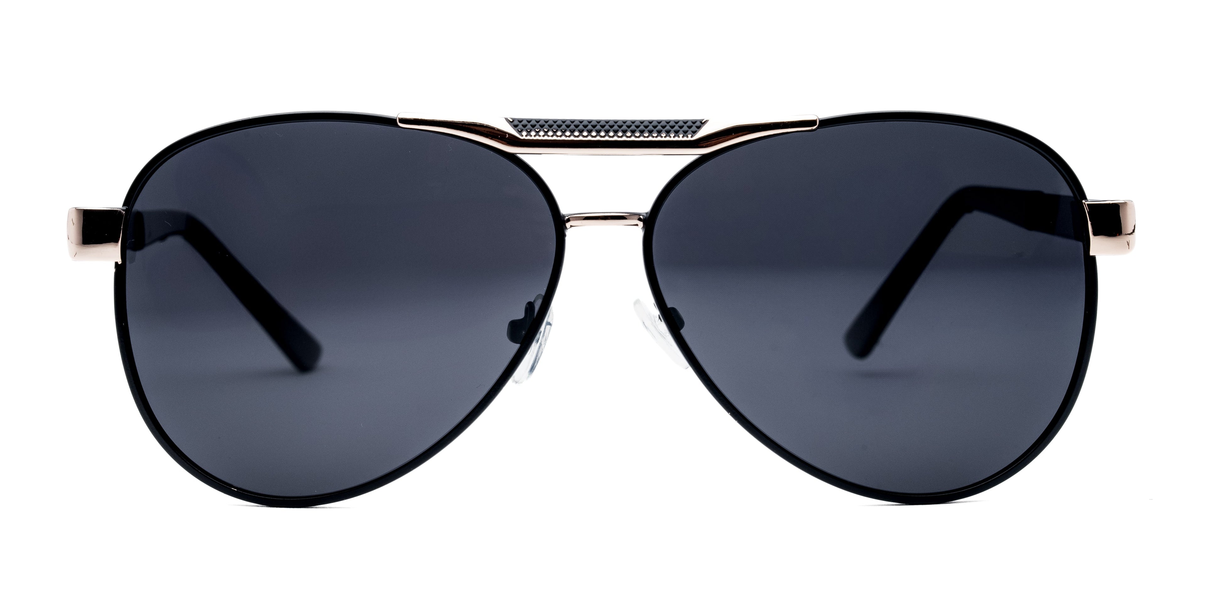 LUXURIANT™ SUNGLASSES - CLASSICS (Black & Gold)-0