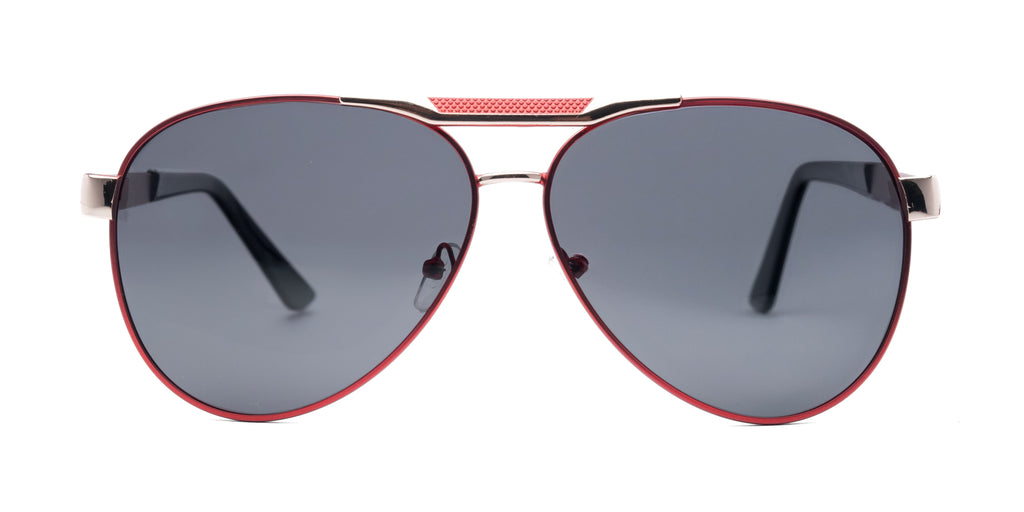 LUXURIANT™ SUNGLASSES - CLASSICS (Black & Red)-0
