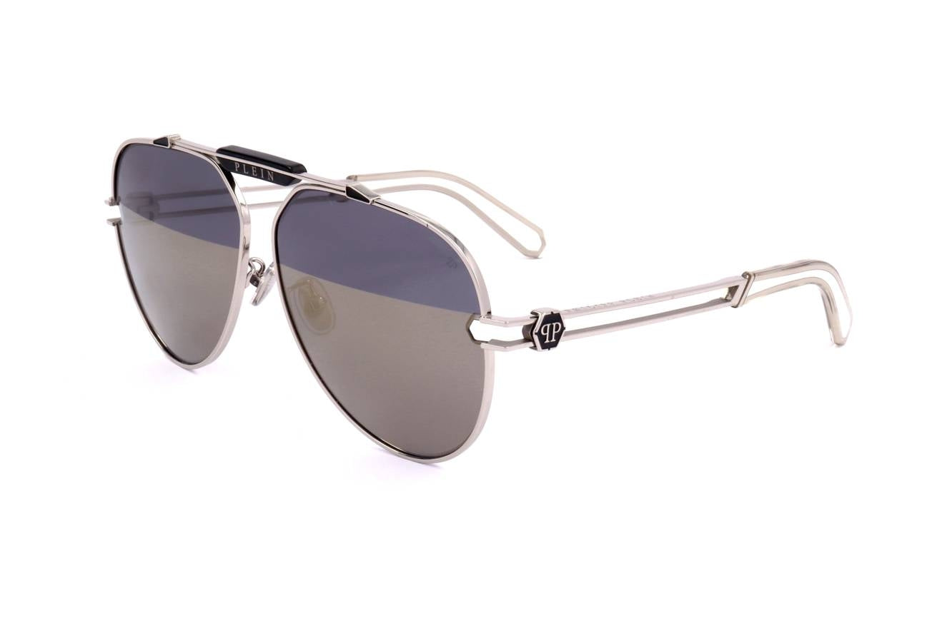 PHILIPP PLEIN SUNGLASSES Mod. SPP048M SHINY PALLADIUM-0