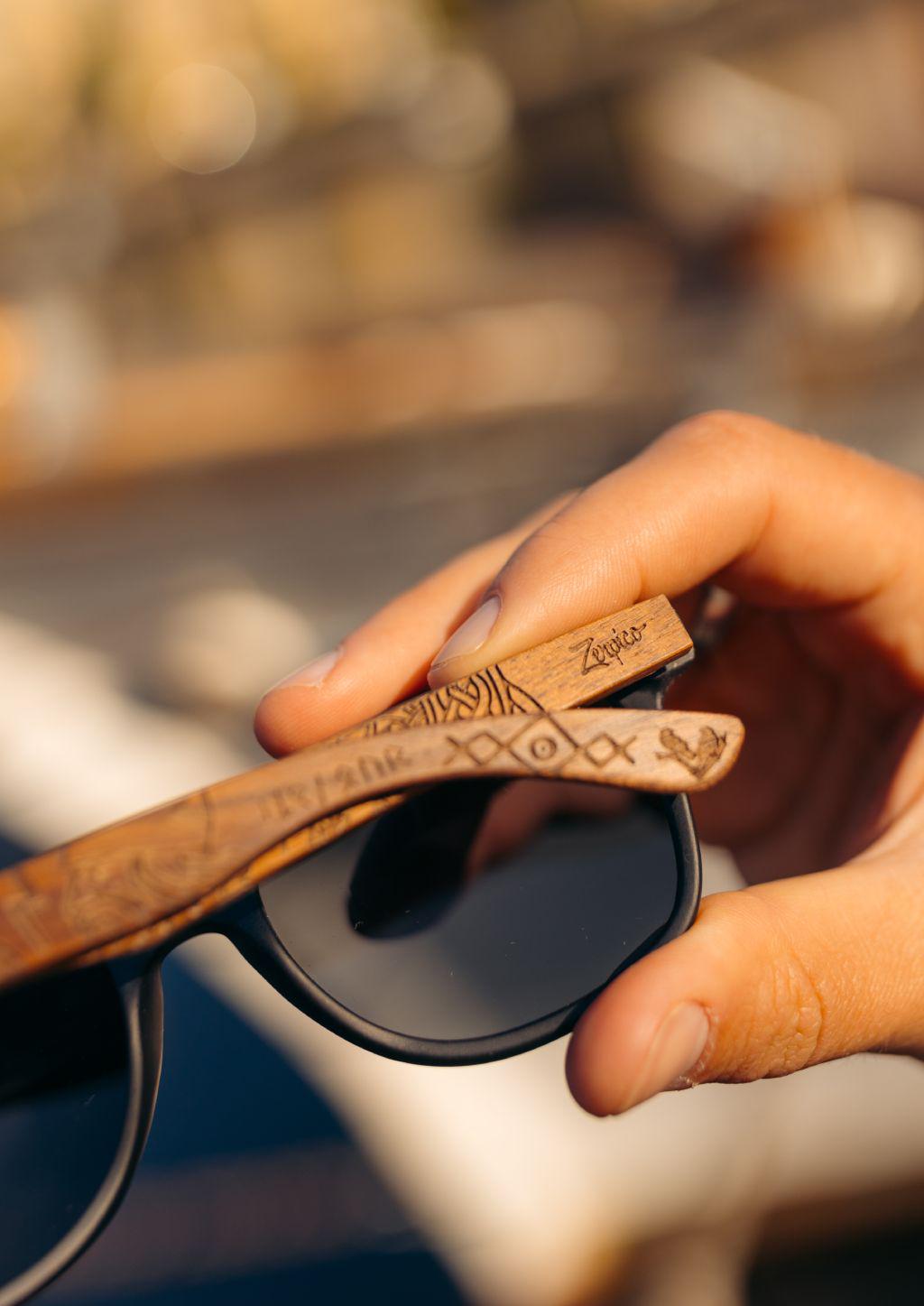 Eyewood | Engraved wooden sunglasses - Vikings-3